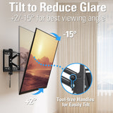 Tilt TV Wall Mount for 42-90 Inch 120LBS  Max VESA 800x400mm MDY2204-XL