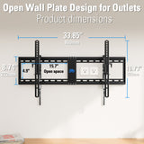 Tilt TV Wall Mount for 42-90 Inch 120LBS  Max VESA 800x400mm MDY2204-XL