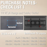 Tilt TV Wall Mount for 42-90 Inch 120LBS  Max VESA 800x400mm MDY2204-XL