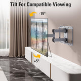 TV Wall Mount Swivel and Tilt, Full Motion for 32-65 Inch  MD2581