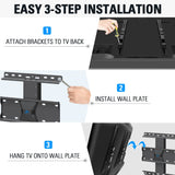 easy 3 step installation with all neccessary screws included