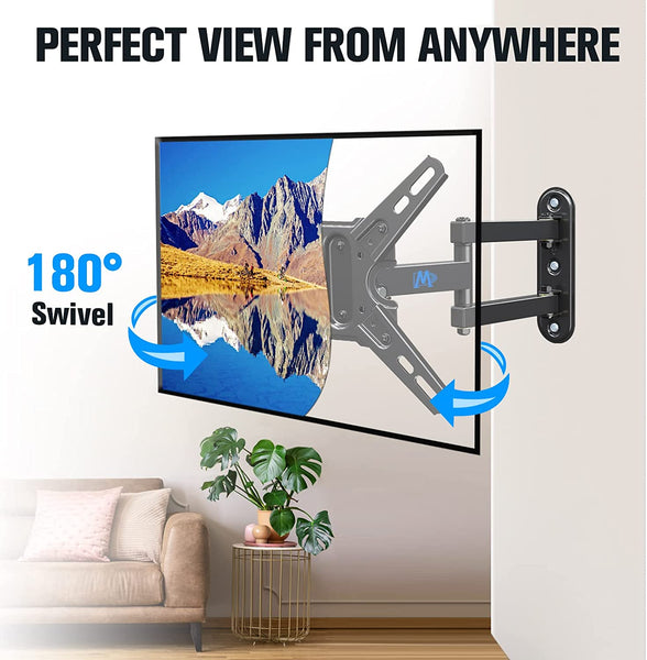 swivel TV mount moves the TV left or right to have a perfect view from anywhere in the room