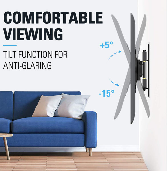 TV wall mount tilts to reduce glare MD2413-S