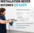 installation is easy with clear instructions
