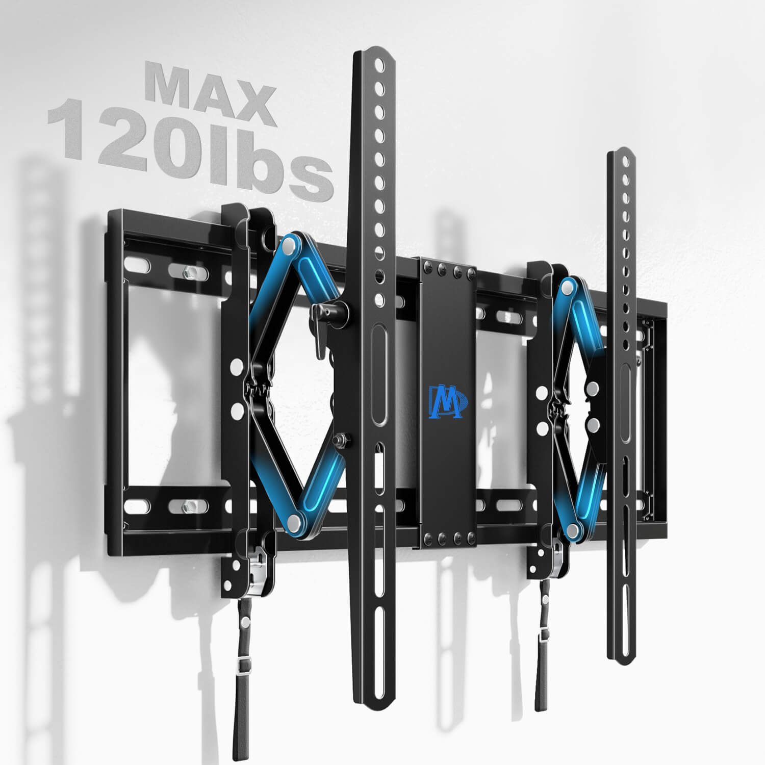 heavy duty large TV wall mount loads up to 120 lbs.