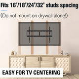 large TV wall mount fits up to 32 inches wood studs 