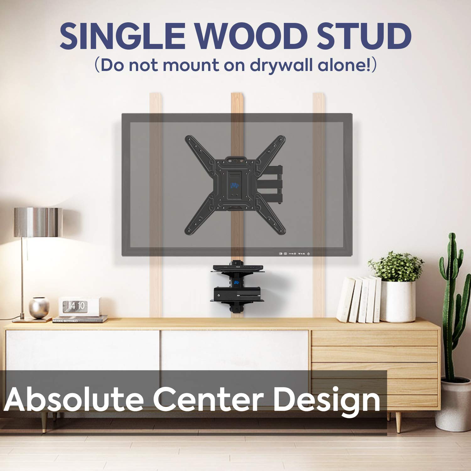 install on single wood stud