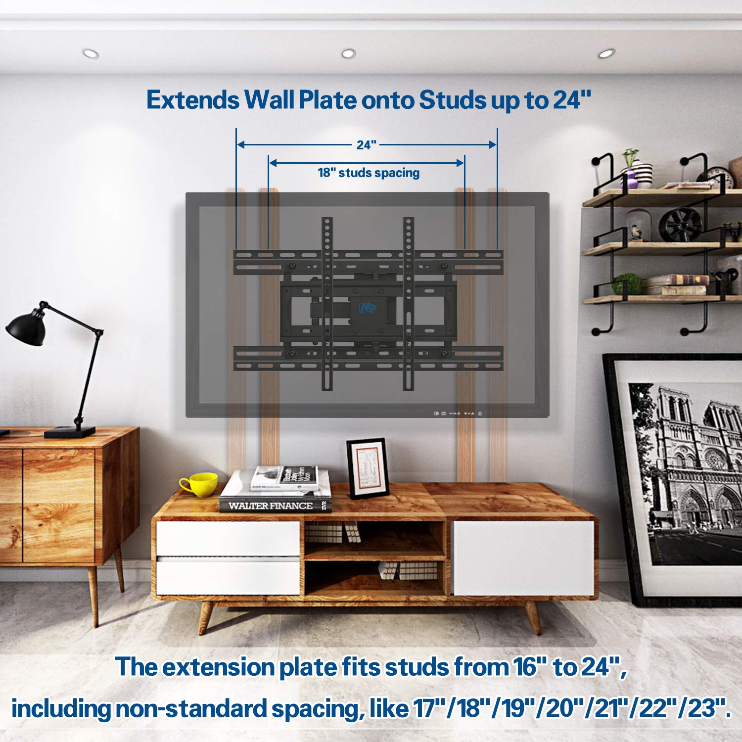 extension brackets extend wall plate to wood stud up to 24''